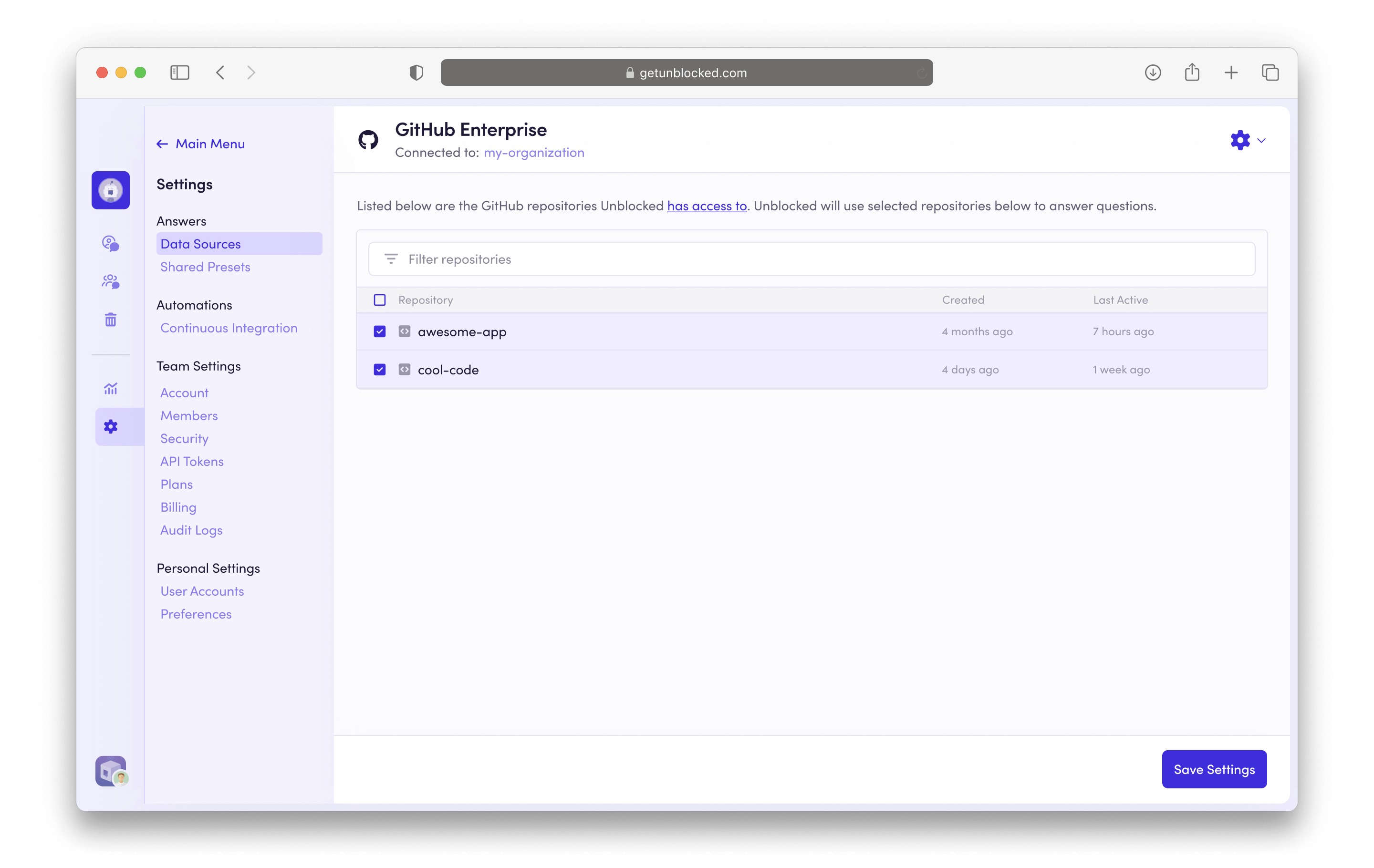 GitHub-Enterprise-Repos