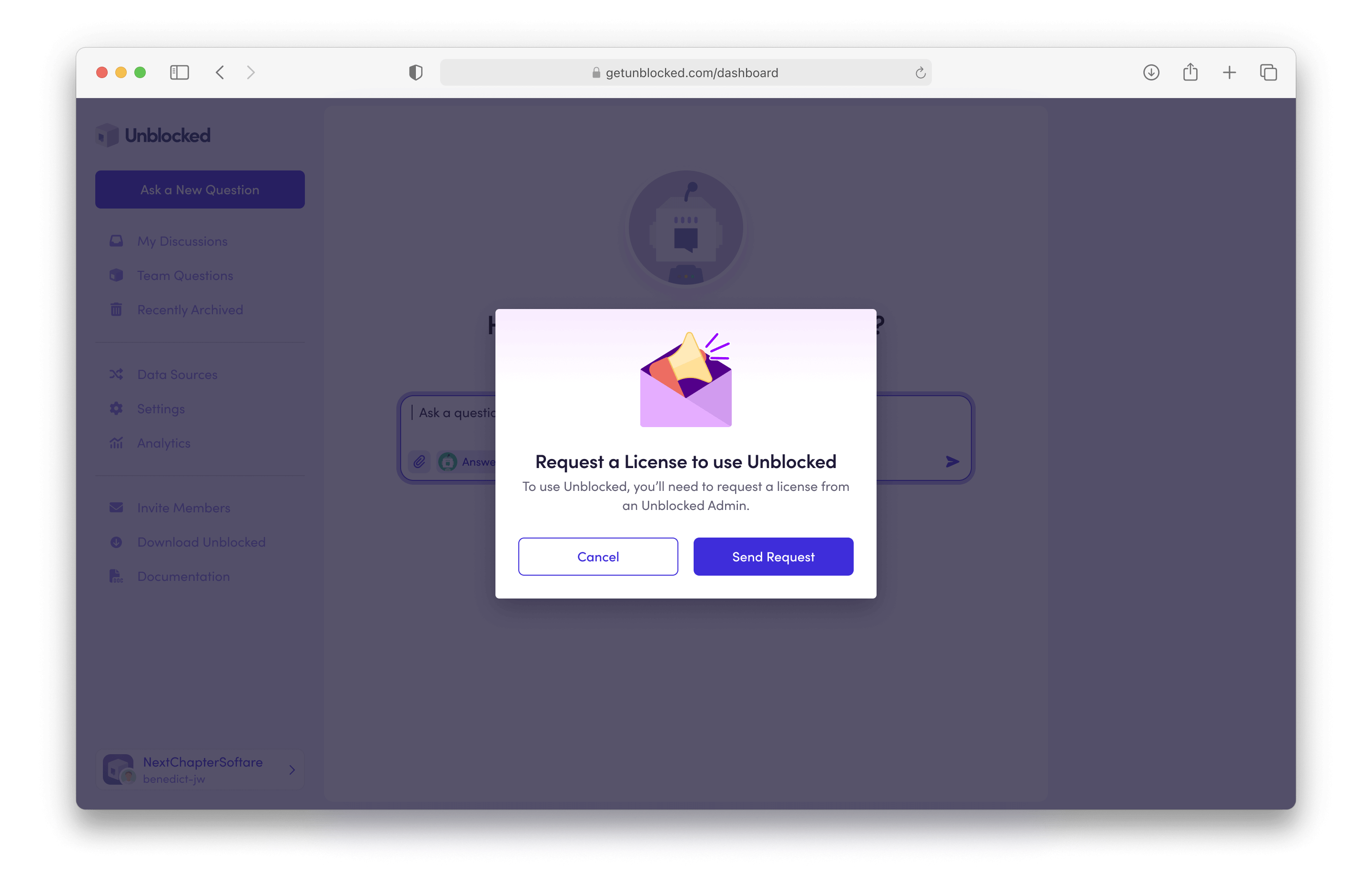 request-license-dashboard