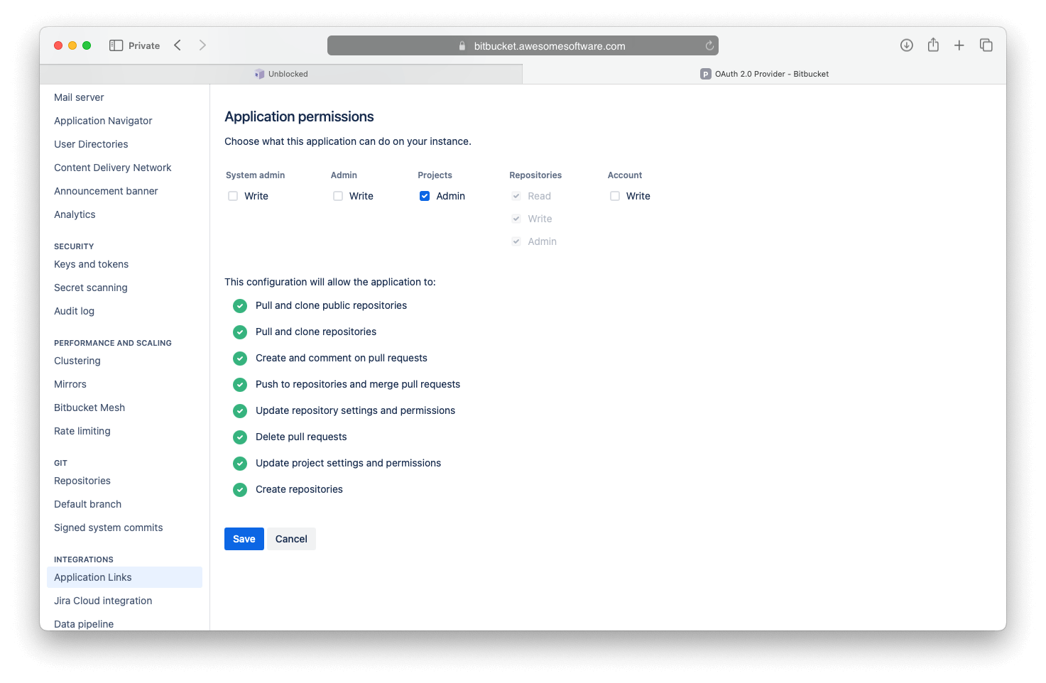 Bitbucket-Data-Center-Permissions