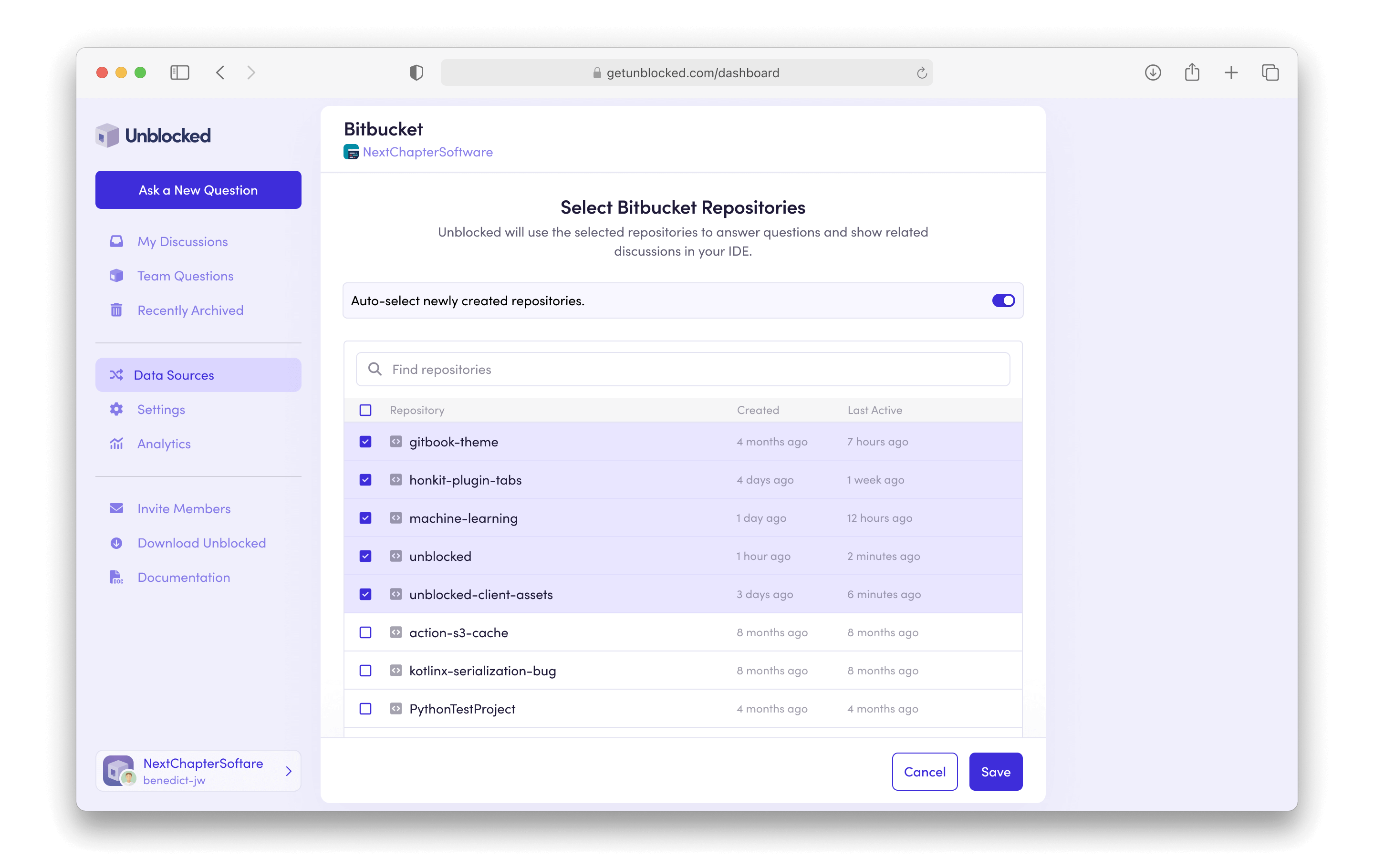 Bitbucket-repos