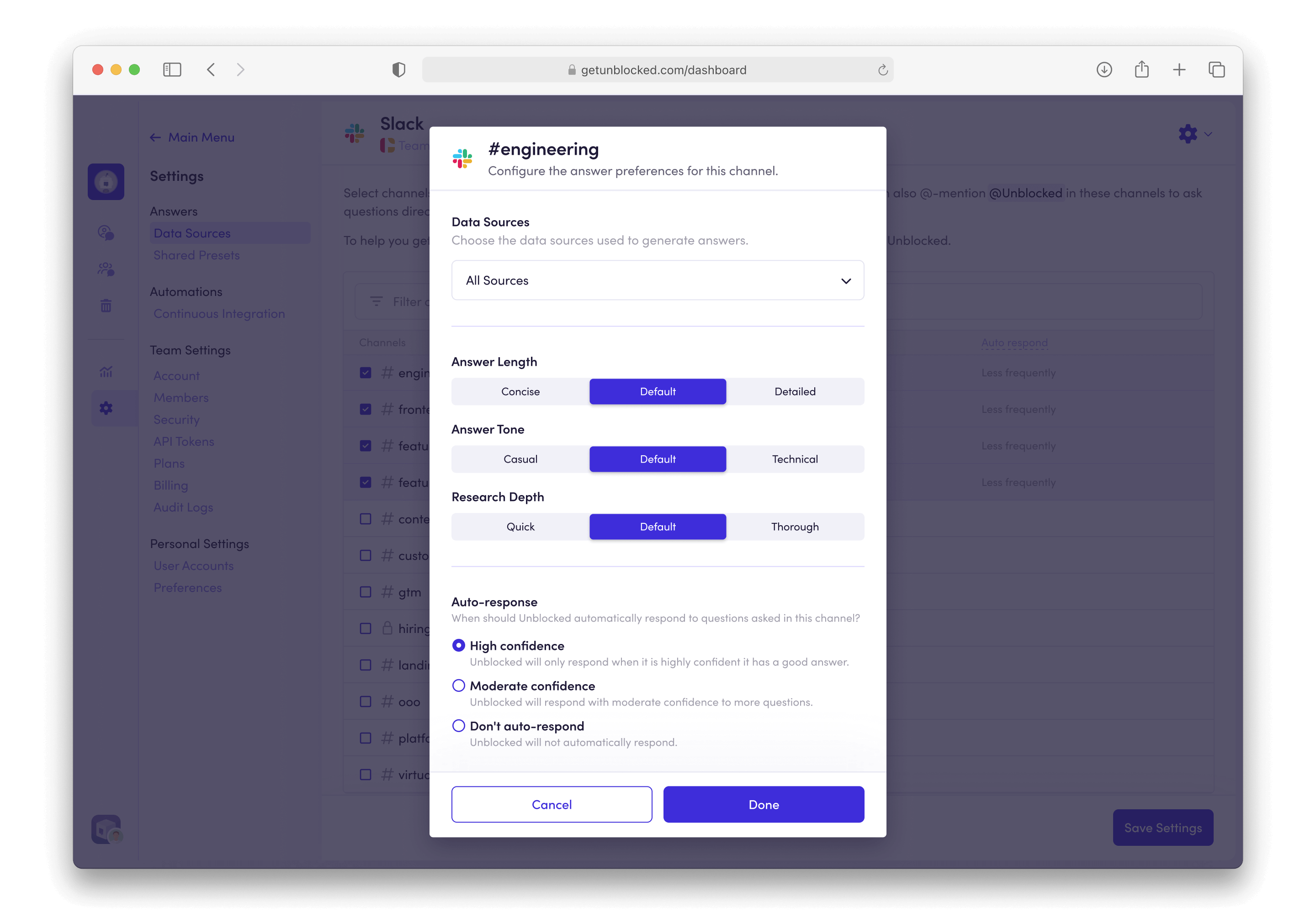 Slack-Channel-Preferences