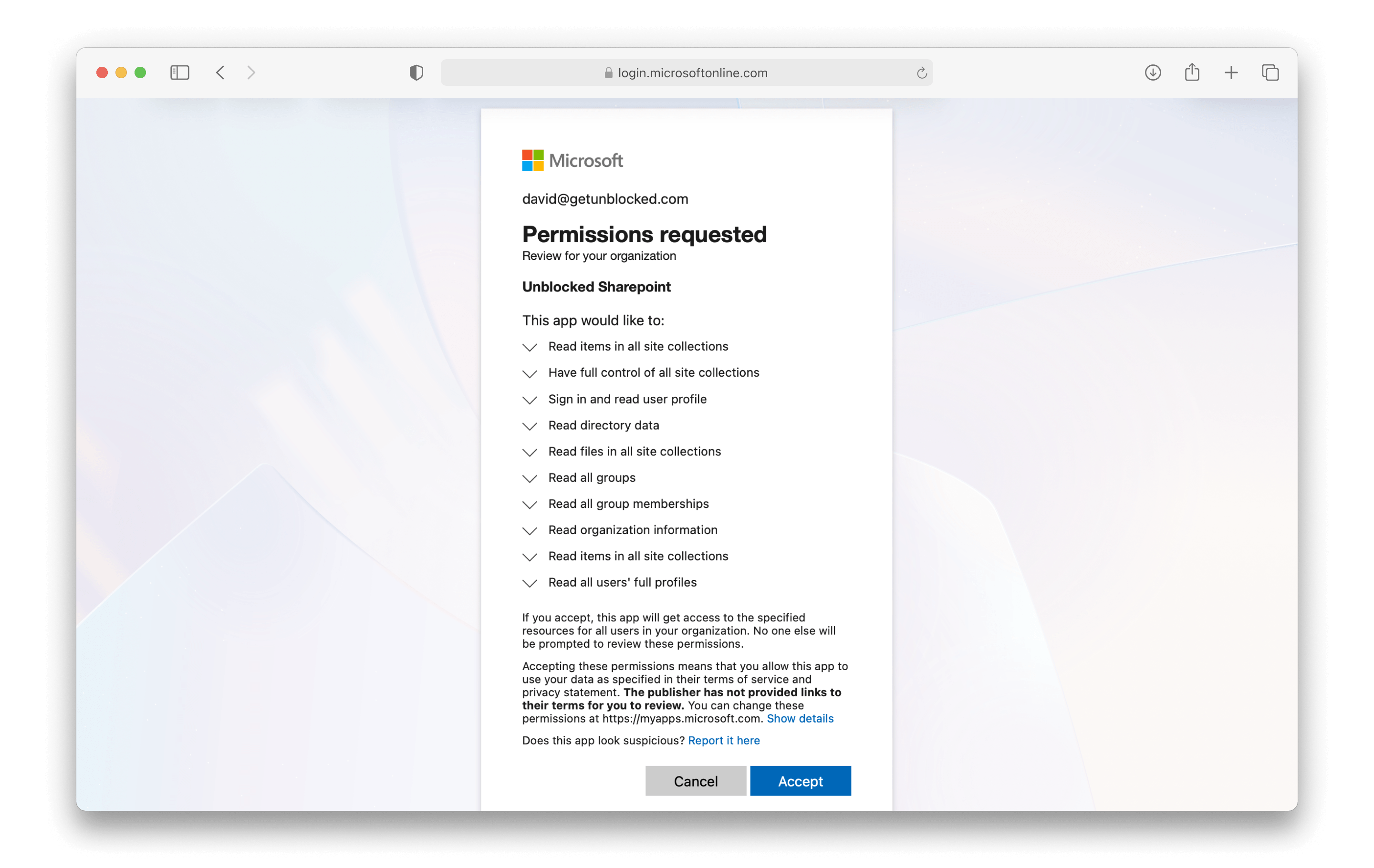 SharePoint-authorize