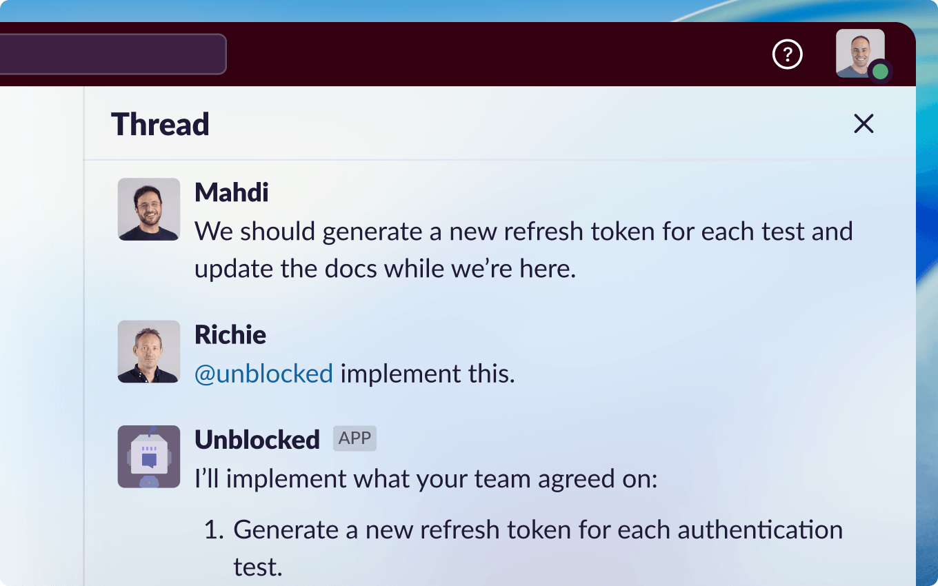 Start a coding task from Slack