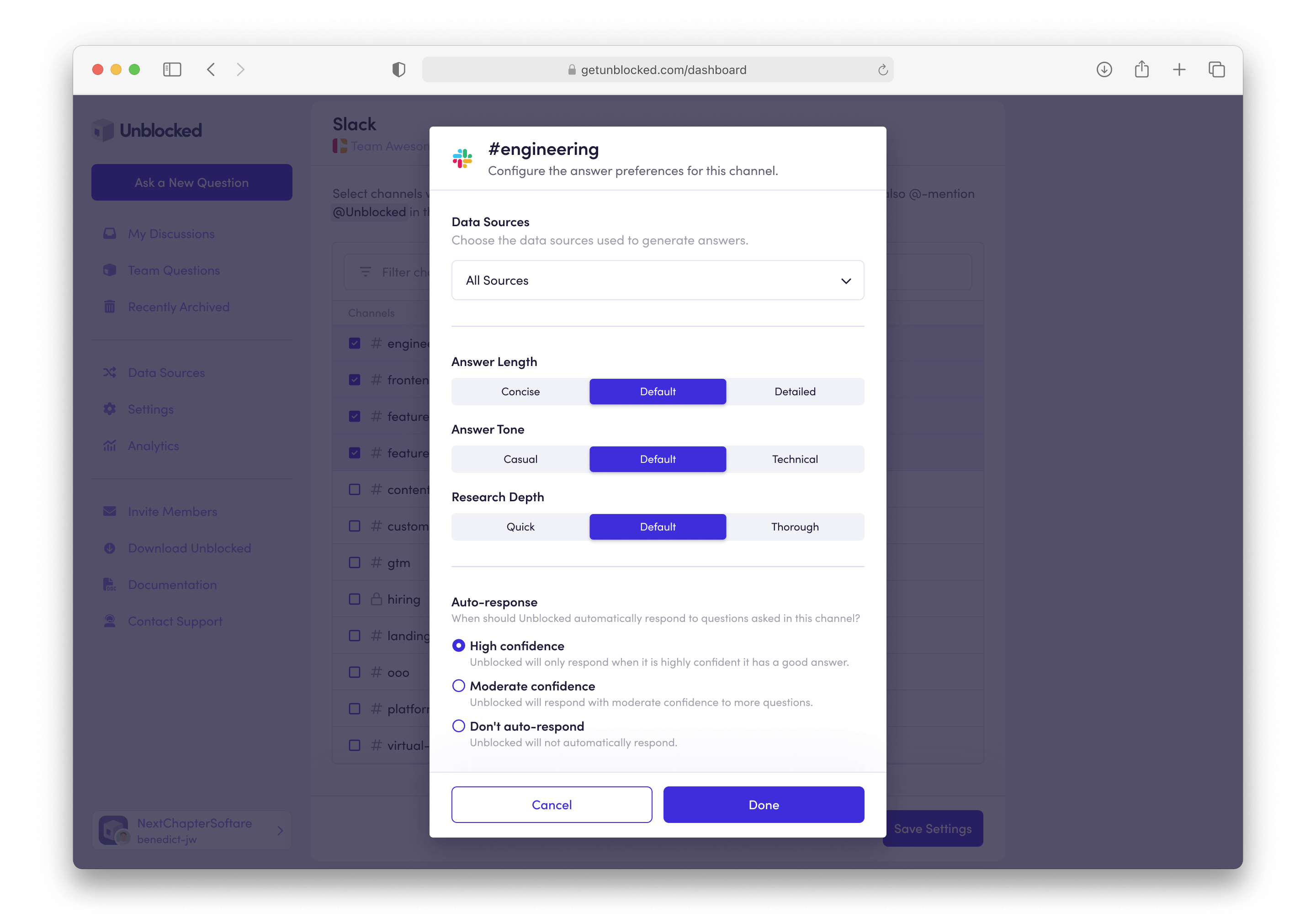 Slack-Channel-Preferences