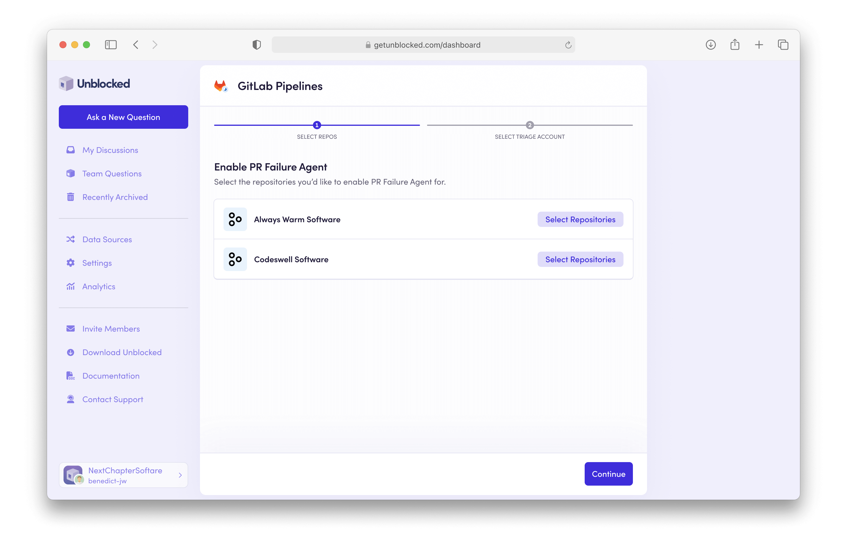 CI Configure GitLab Pipelines
