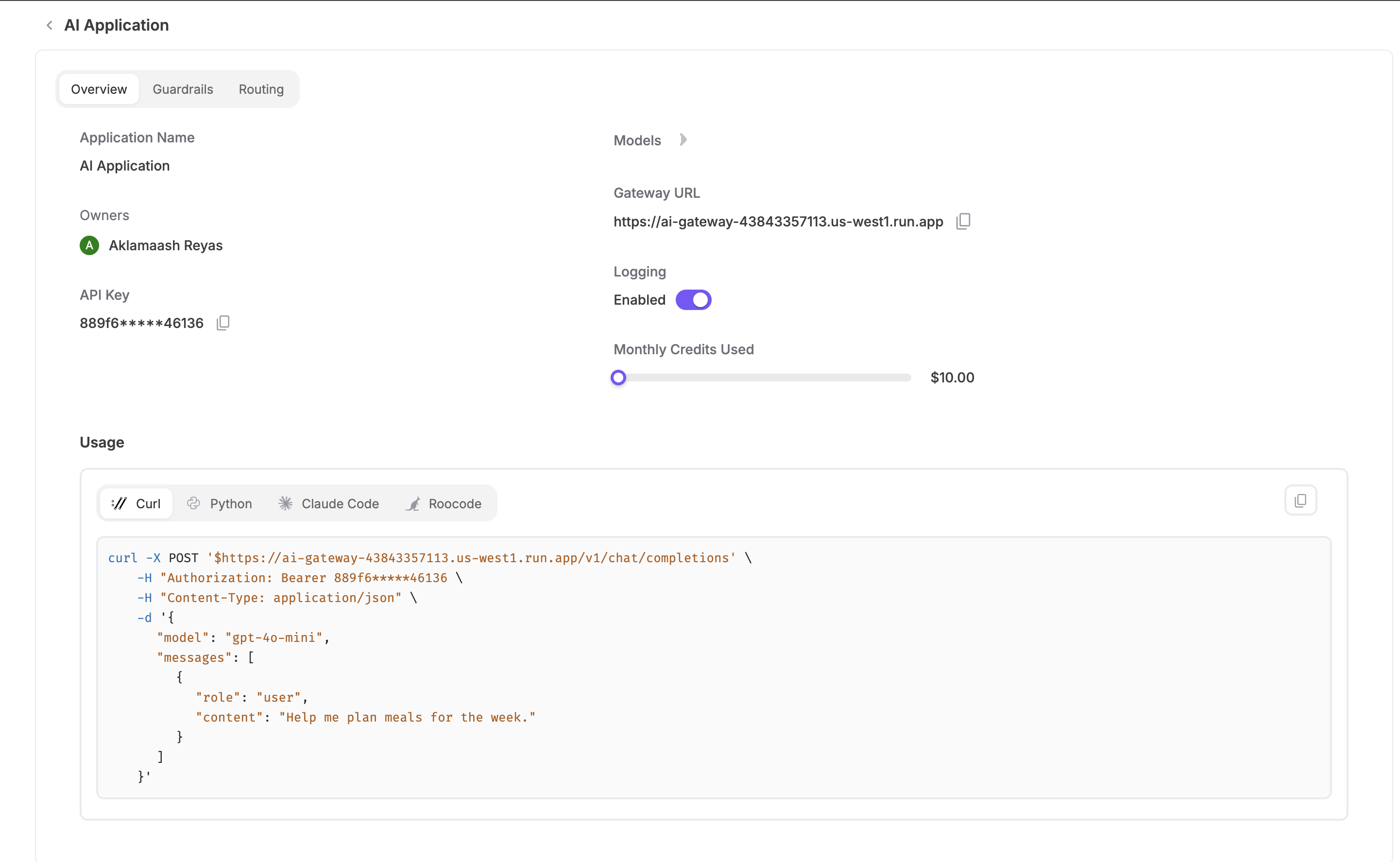 Application Overview
