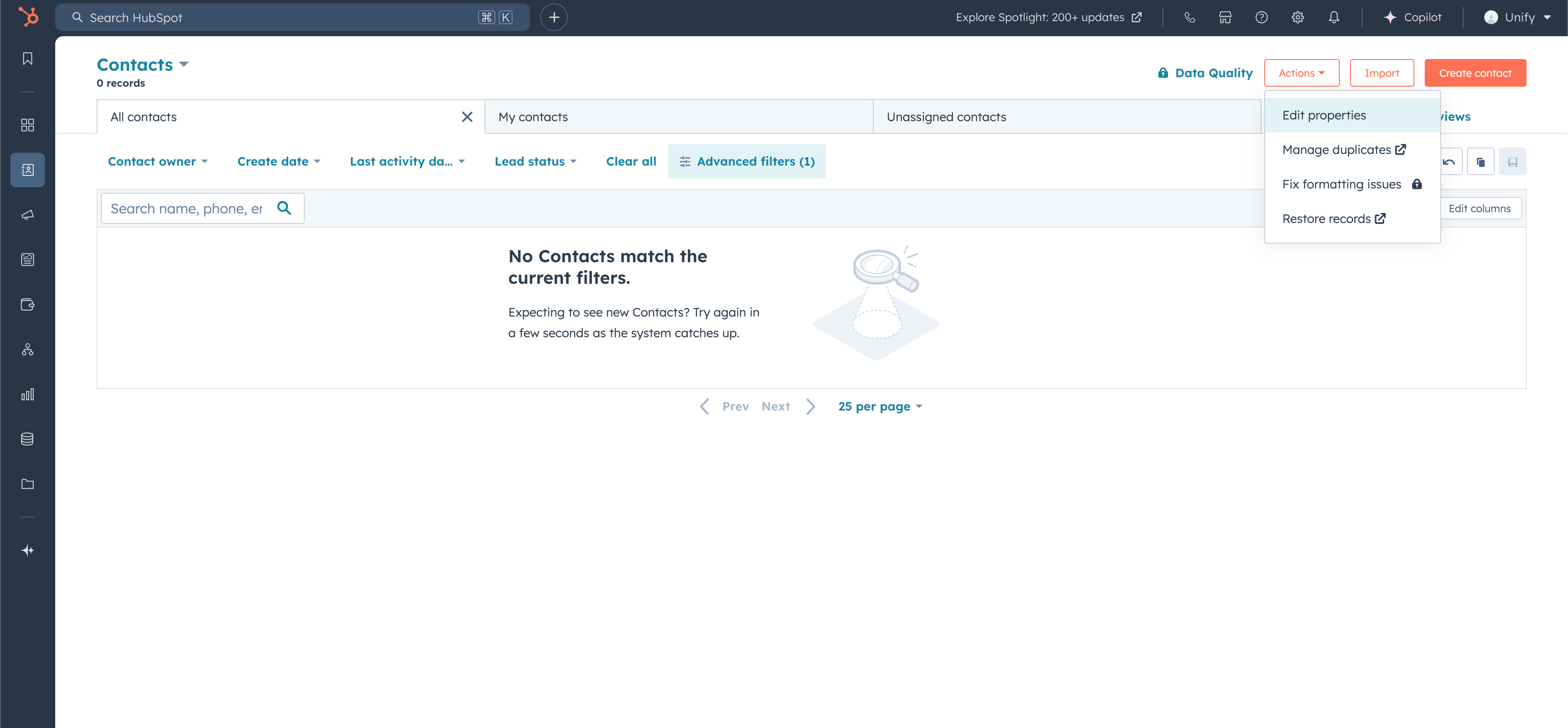 HubSpot Contacts