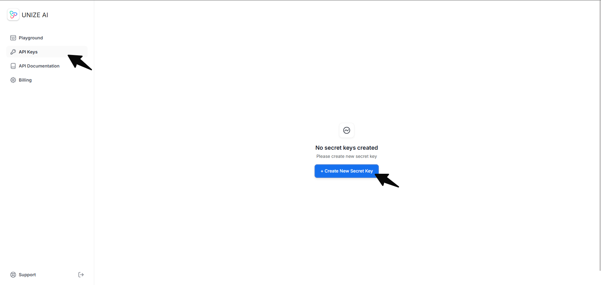 How to generate an API key