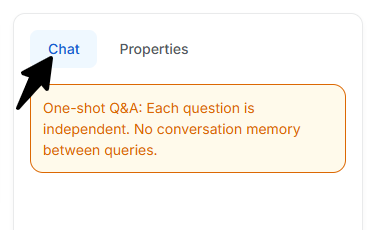 Ensuring you are on the chat tab