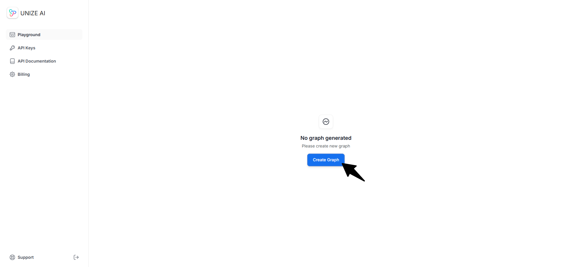 Create graph during initial use