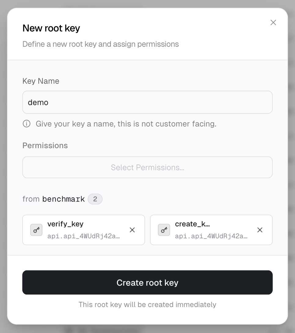Copy root key secret