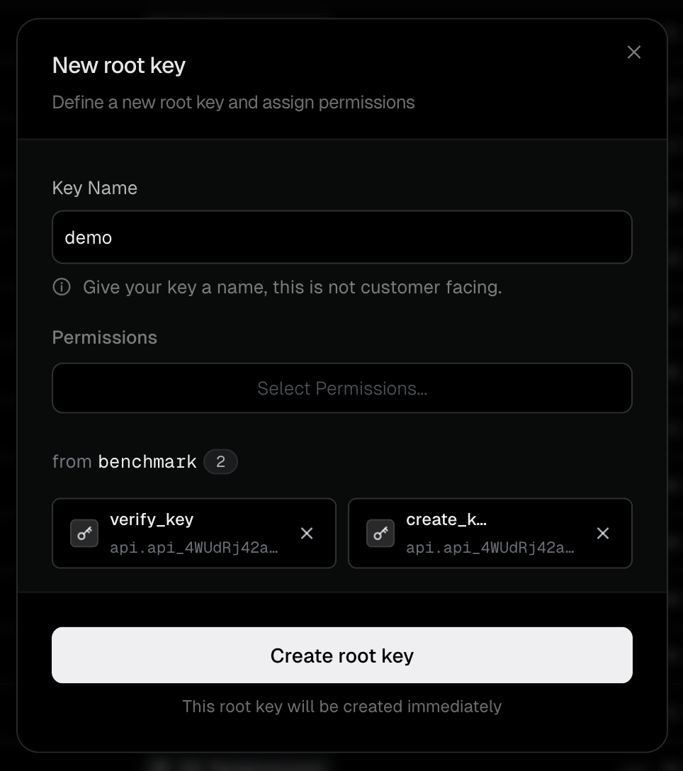 Copy root key secret