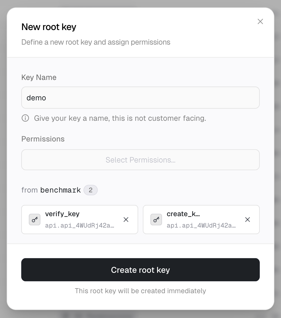 Copy root key secret