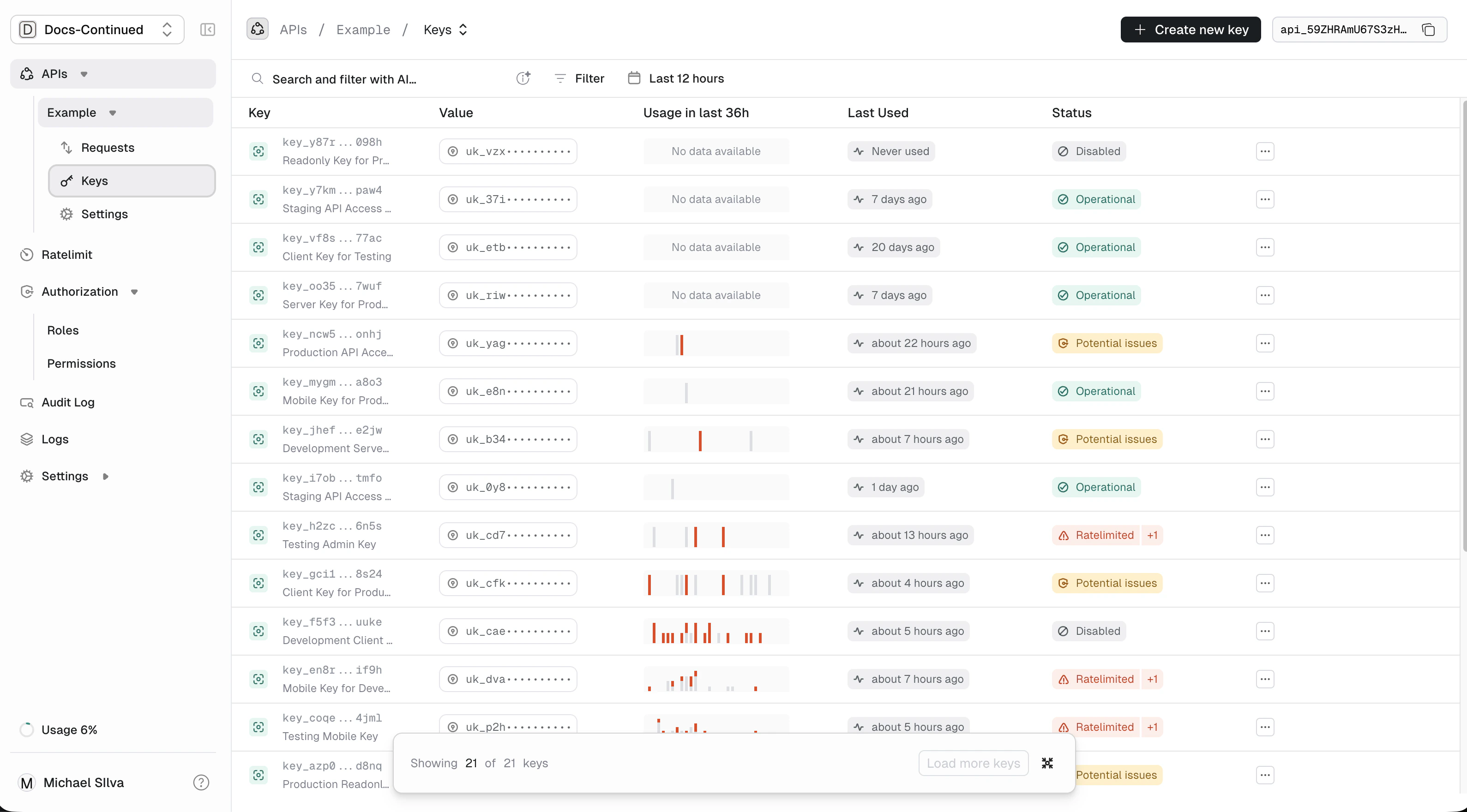Sidebar Navigation