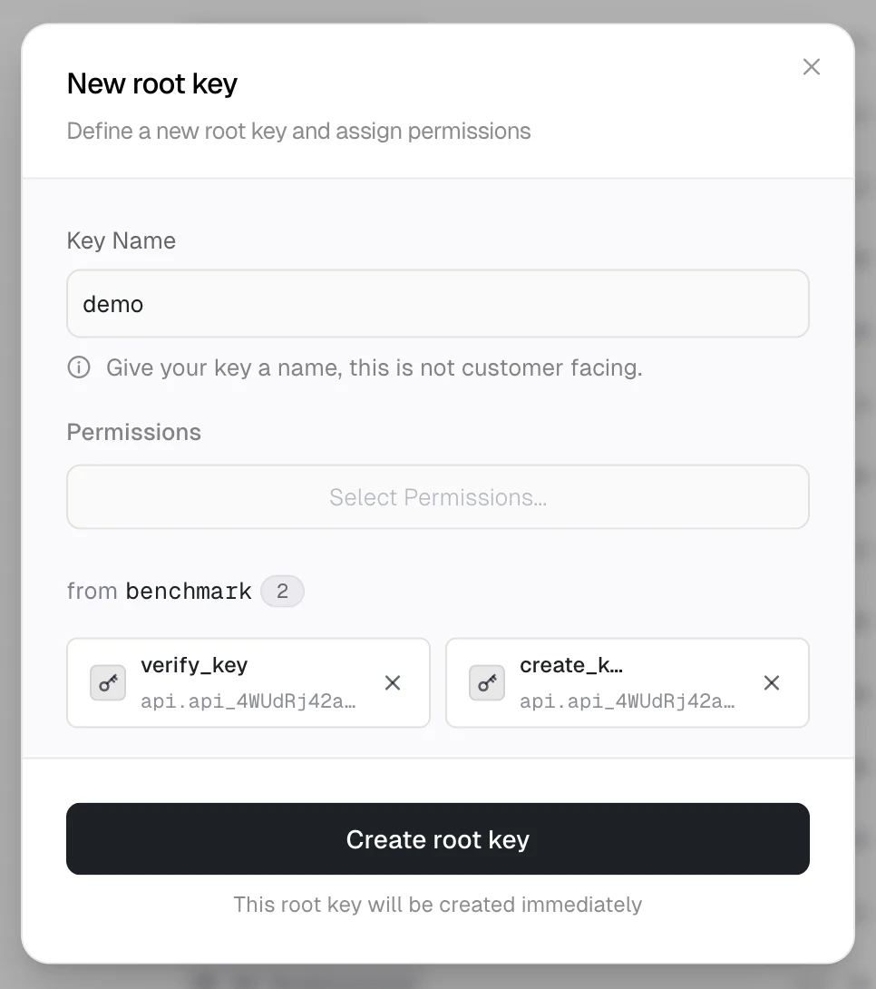 Copy root key secret
