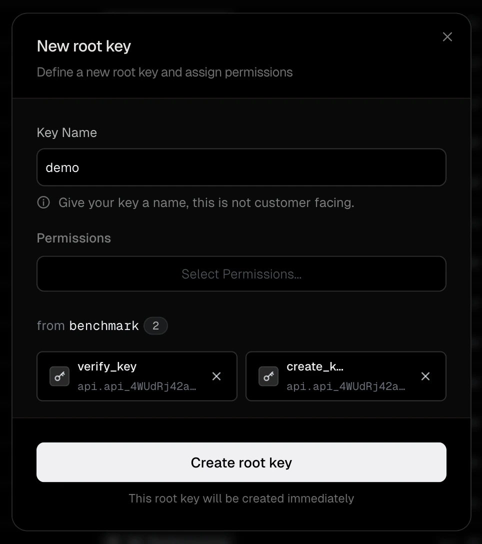 Copy root key secret