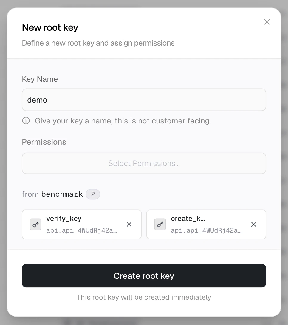 Copy root key secret