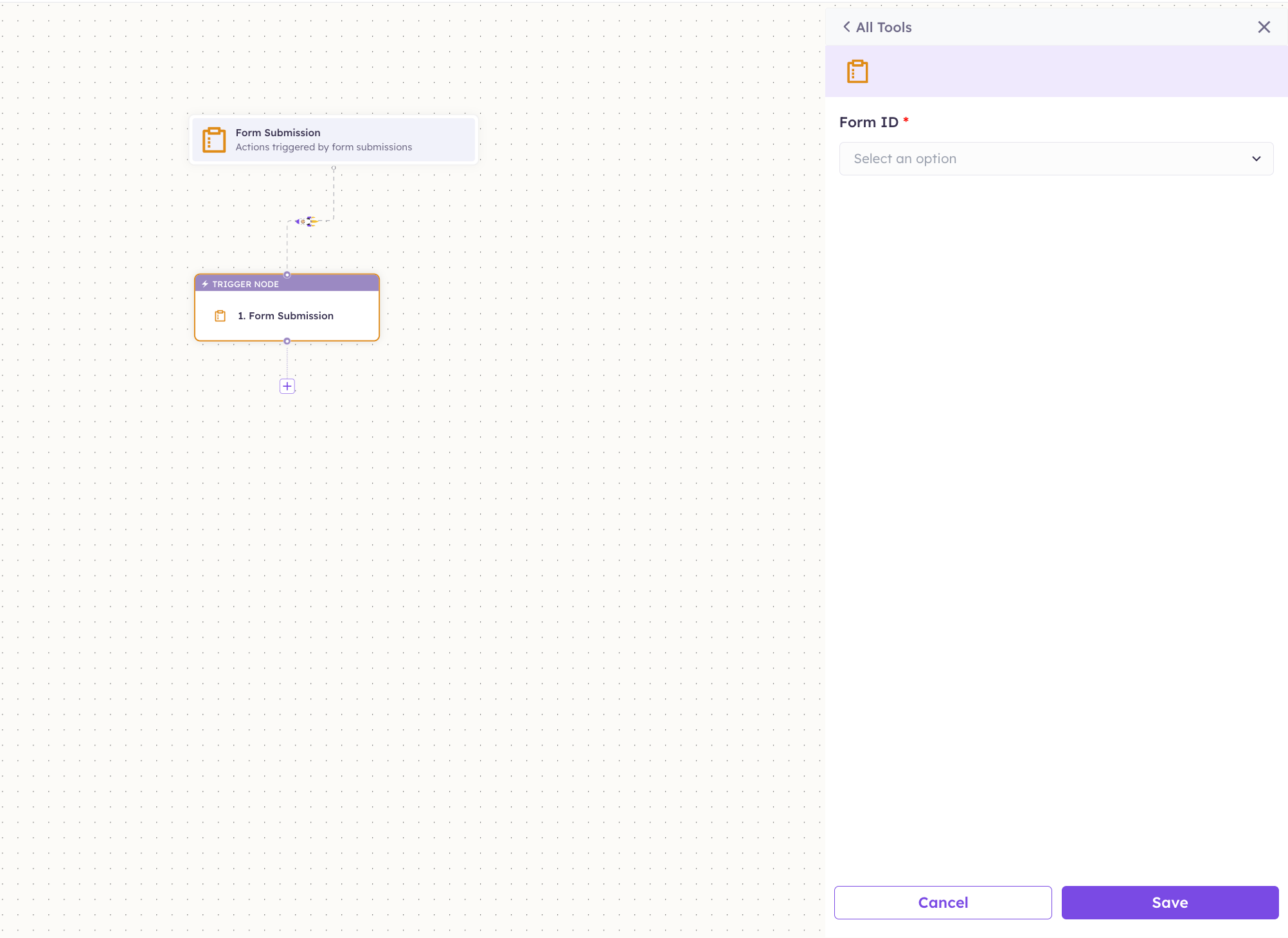 Form Submission trigger with Form ID