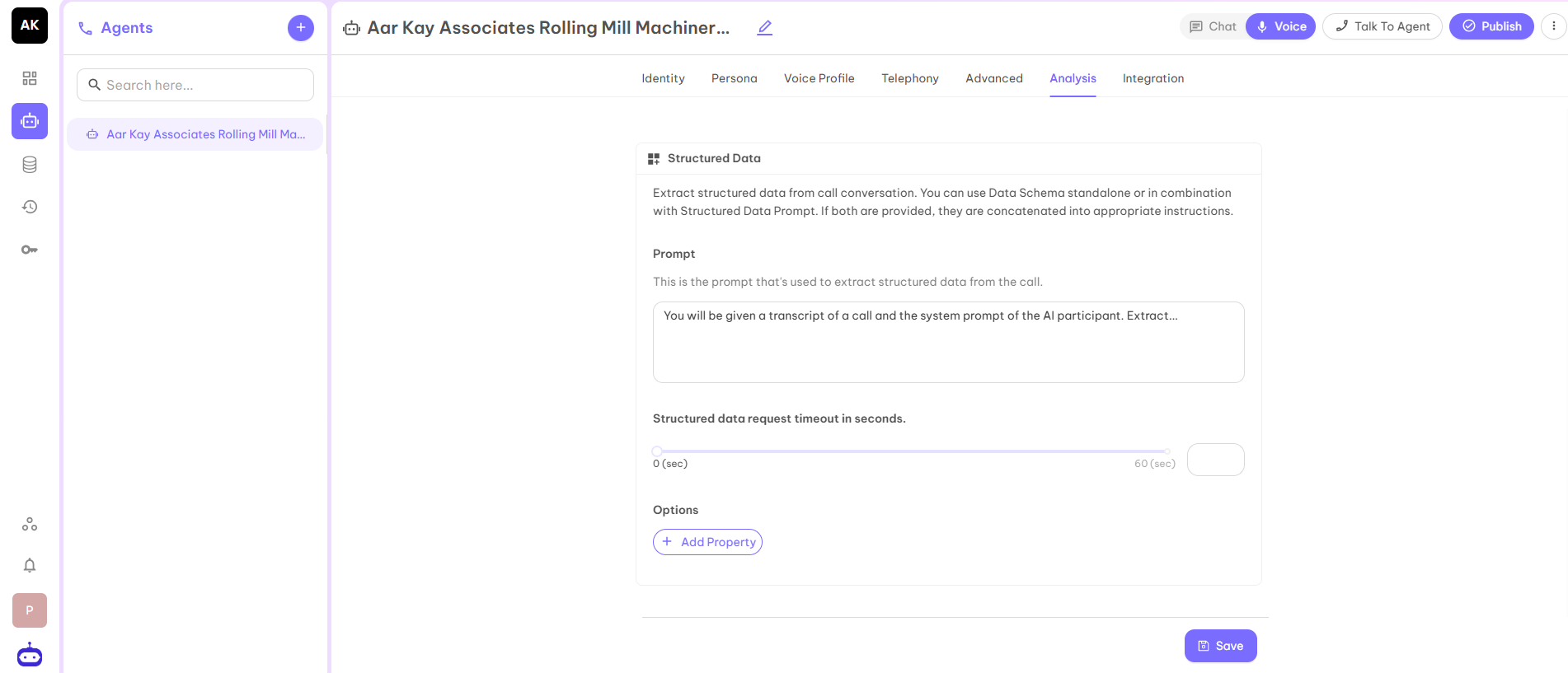 Structured Data Screenshot