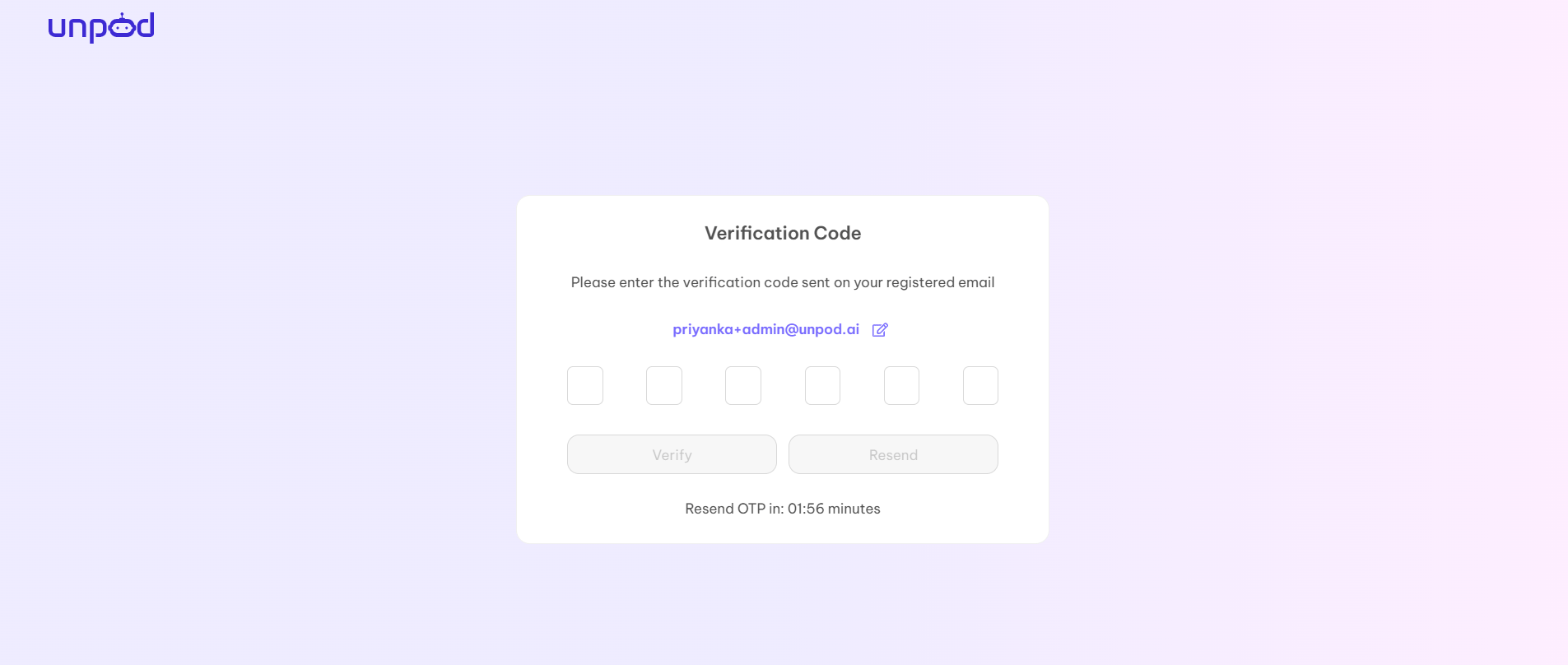 Step 2 - Organization Details
