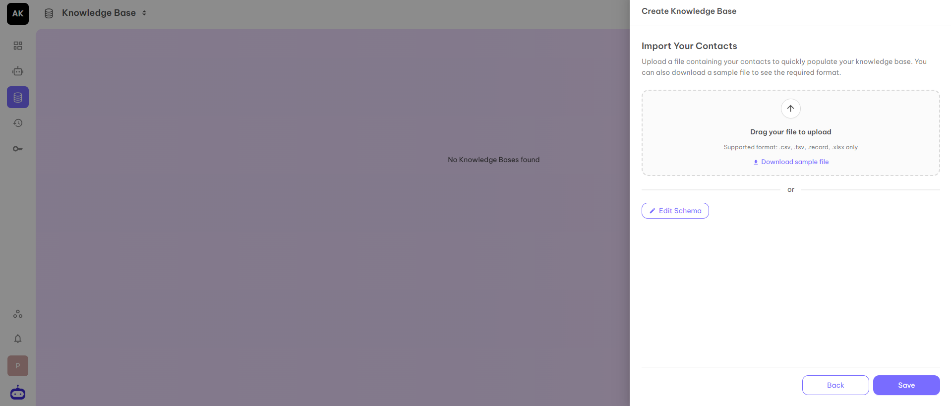 Knowledge Base Step 3