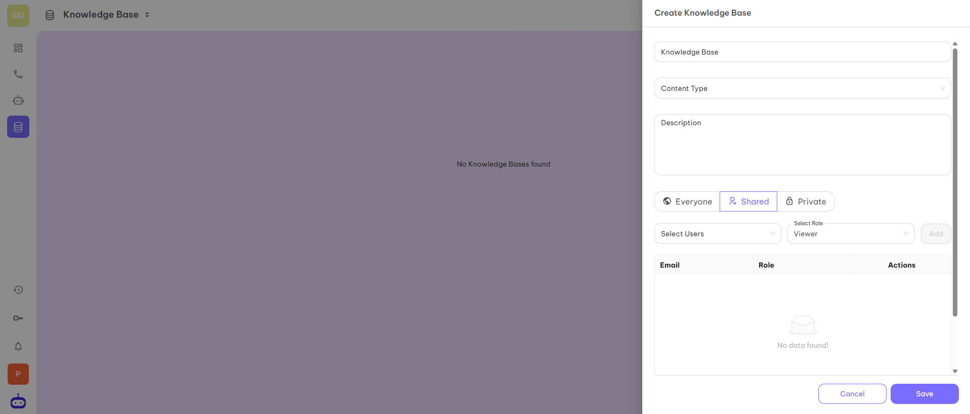 Knowledge Base Step 3