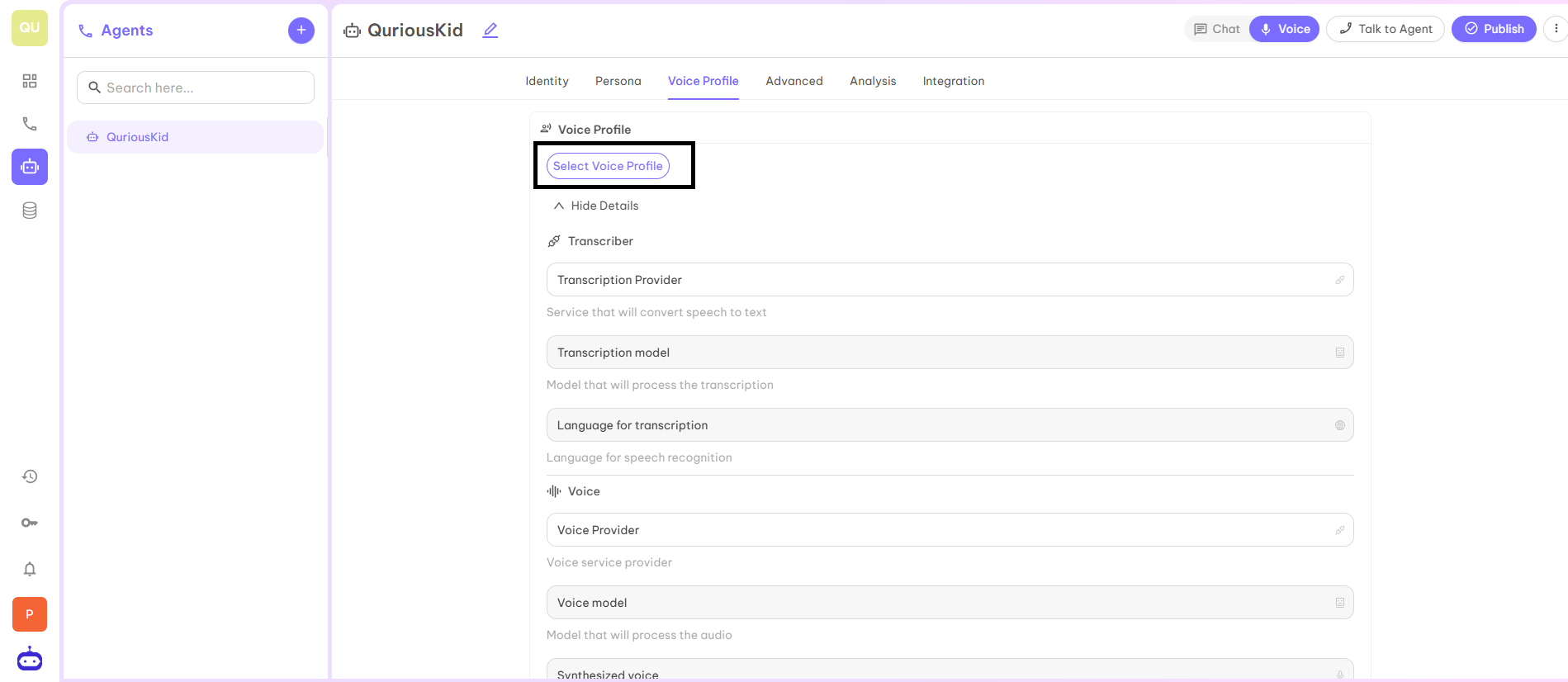 Voice Profile Step 1-1