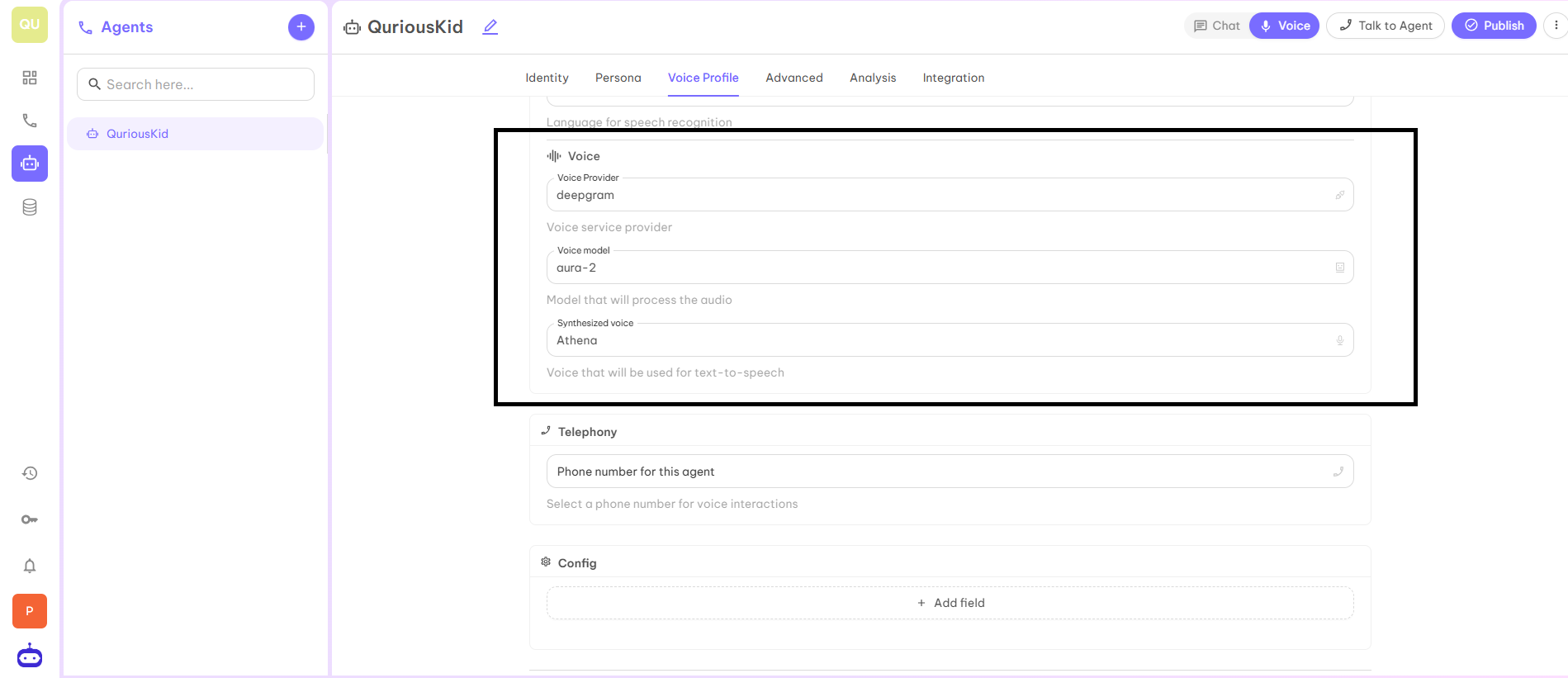 Voice Profile Step 3