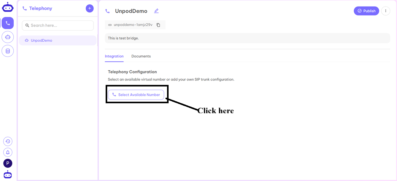 Telephony Numbers Step 6