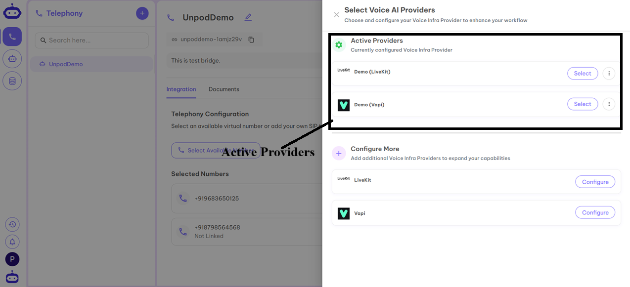 Telephony Vapi Step 5