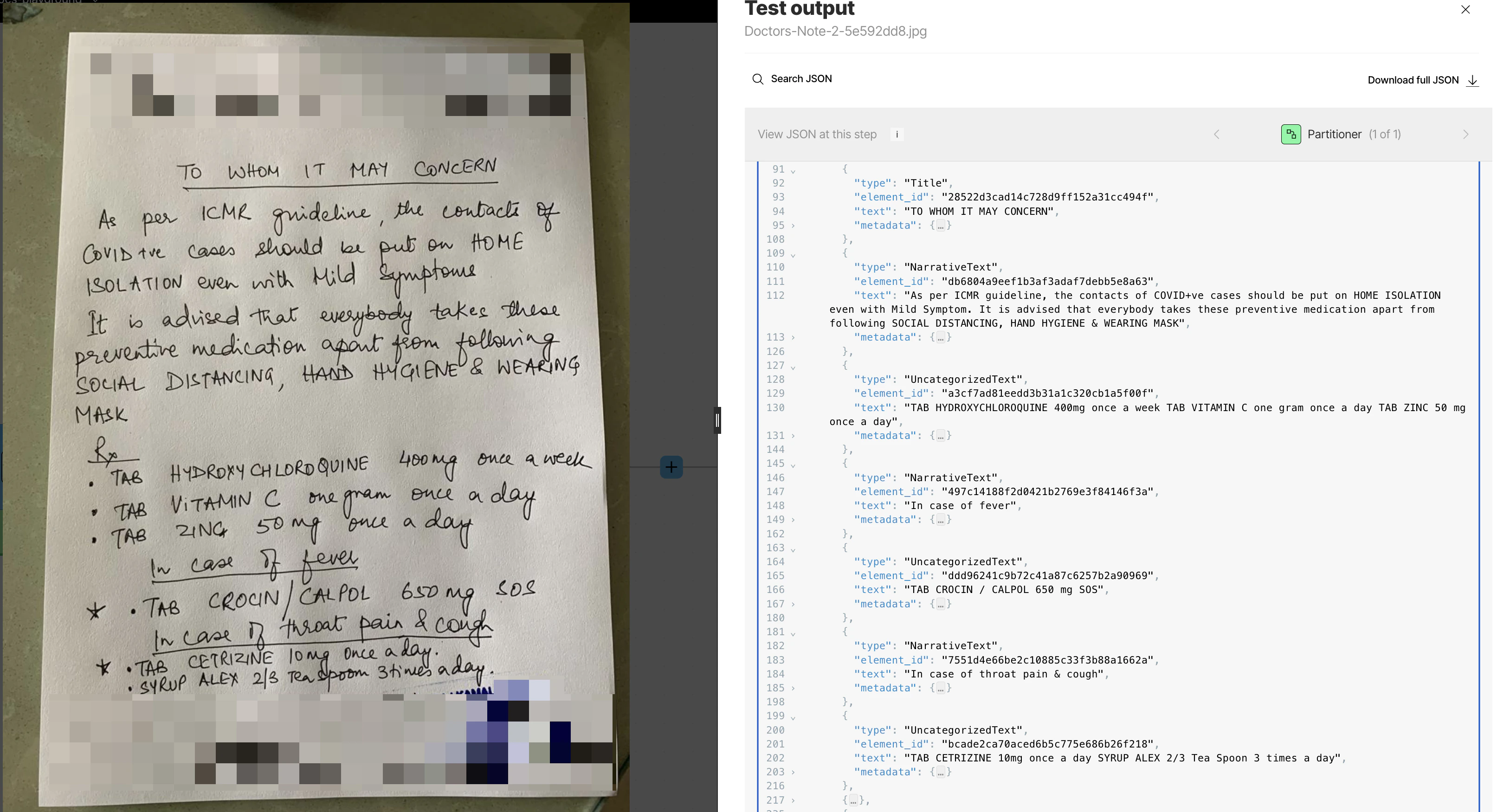 Doctor's note example 2