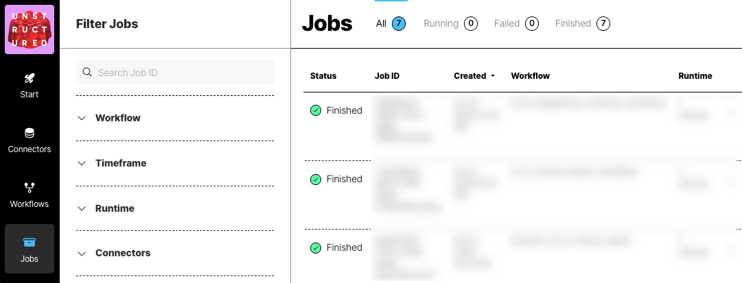 Select a job