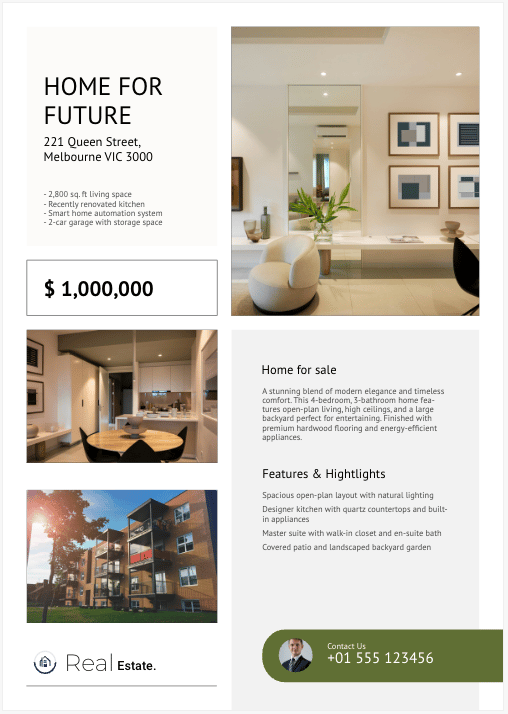 Sample real estate listing PDF