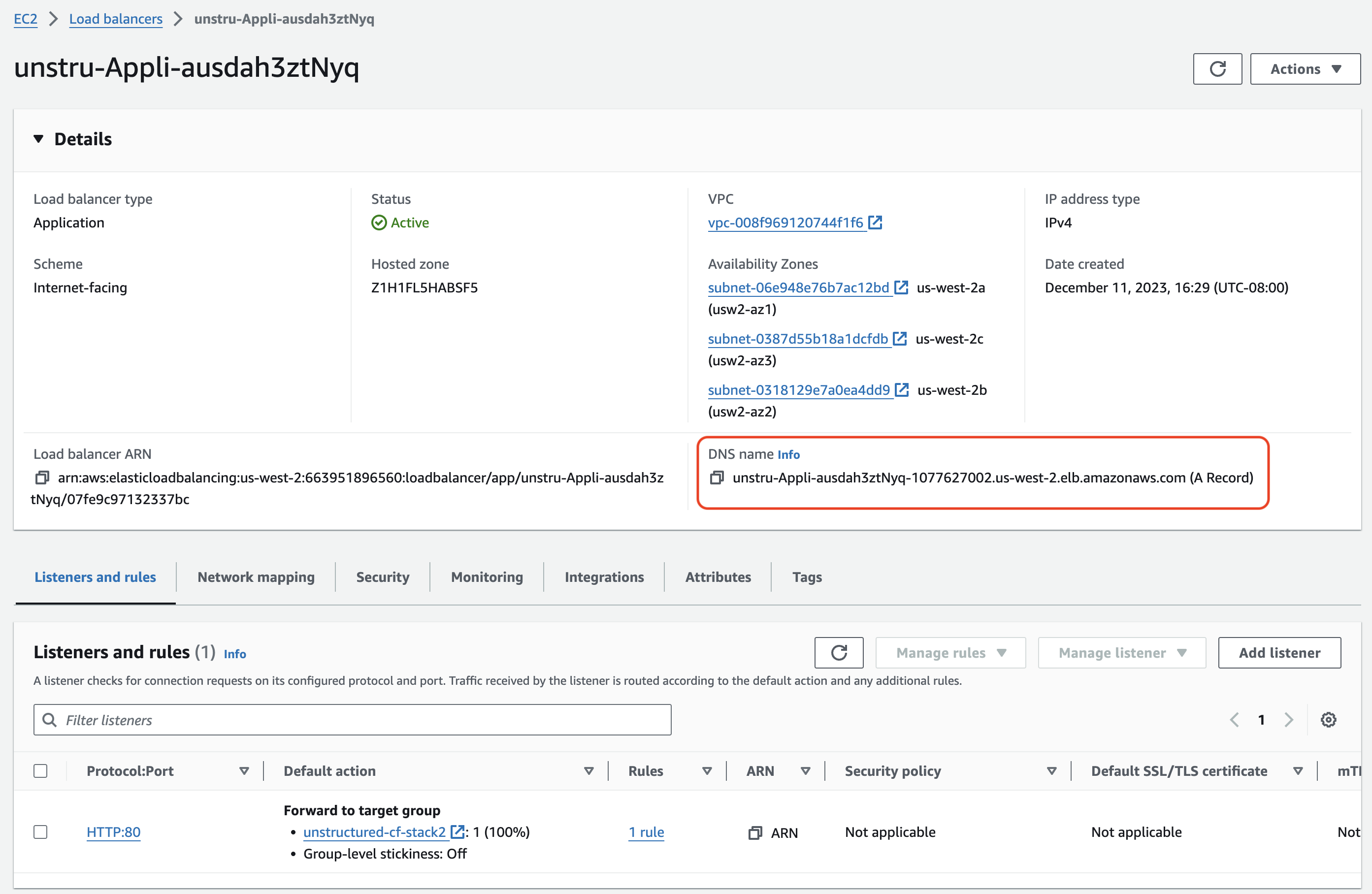 Unstructured API Endpoint