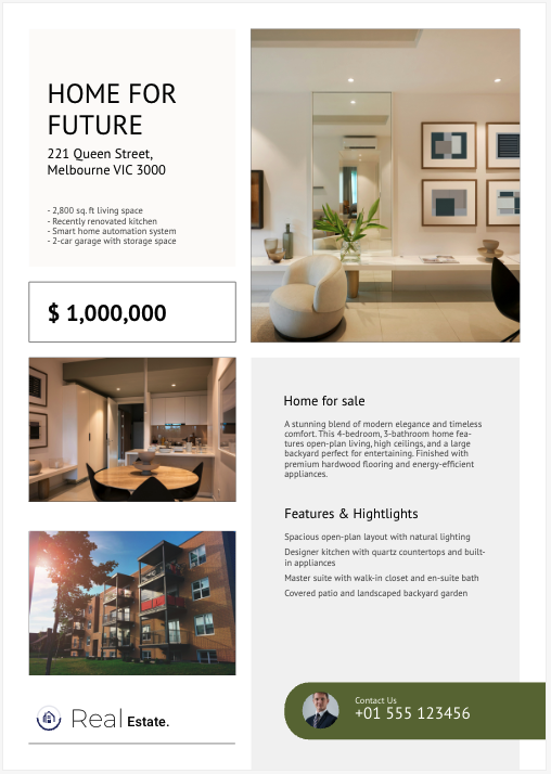 Sample real estate listing PDF