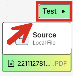 Begin testing the local file