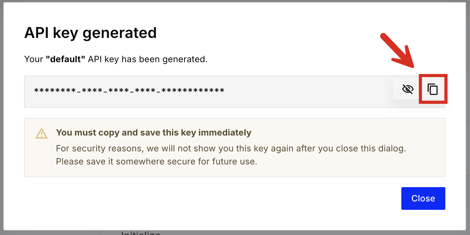 Pinecone API key