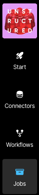 Jobs in the sidebar