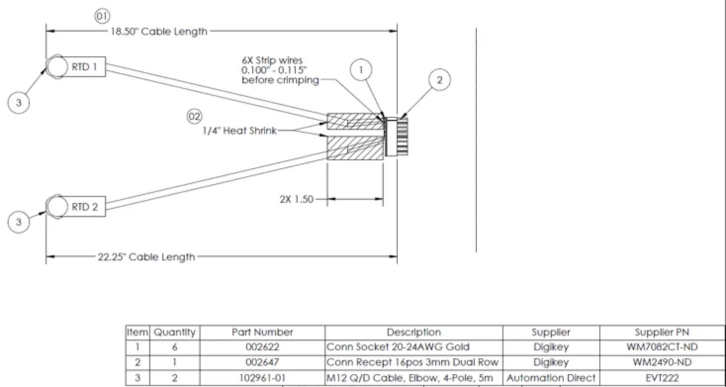 Example of a technical drawing