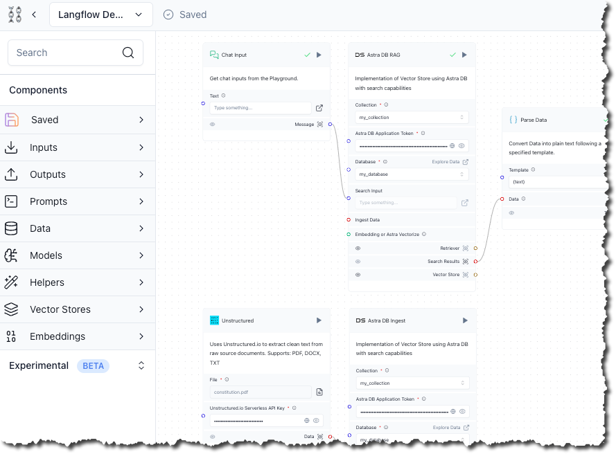 Langflow designer