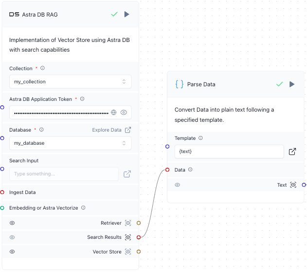 Parse Data component