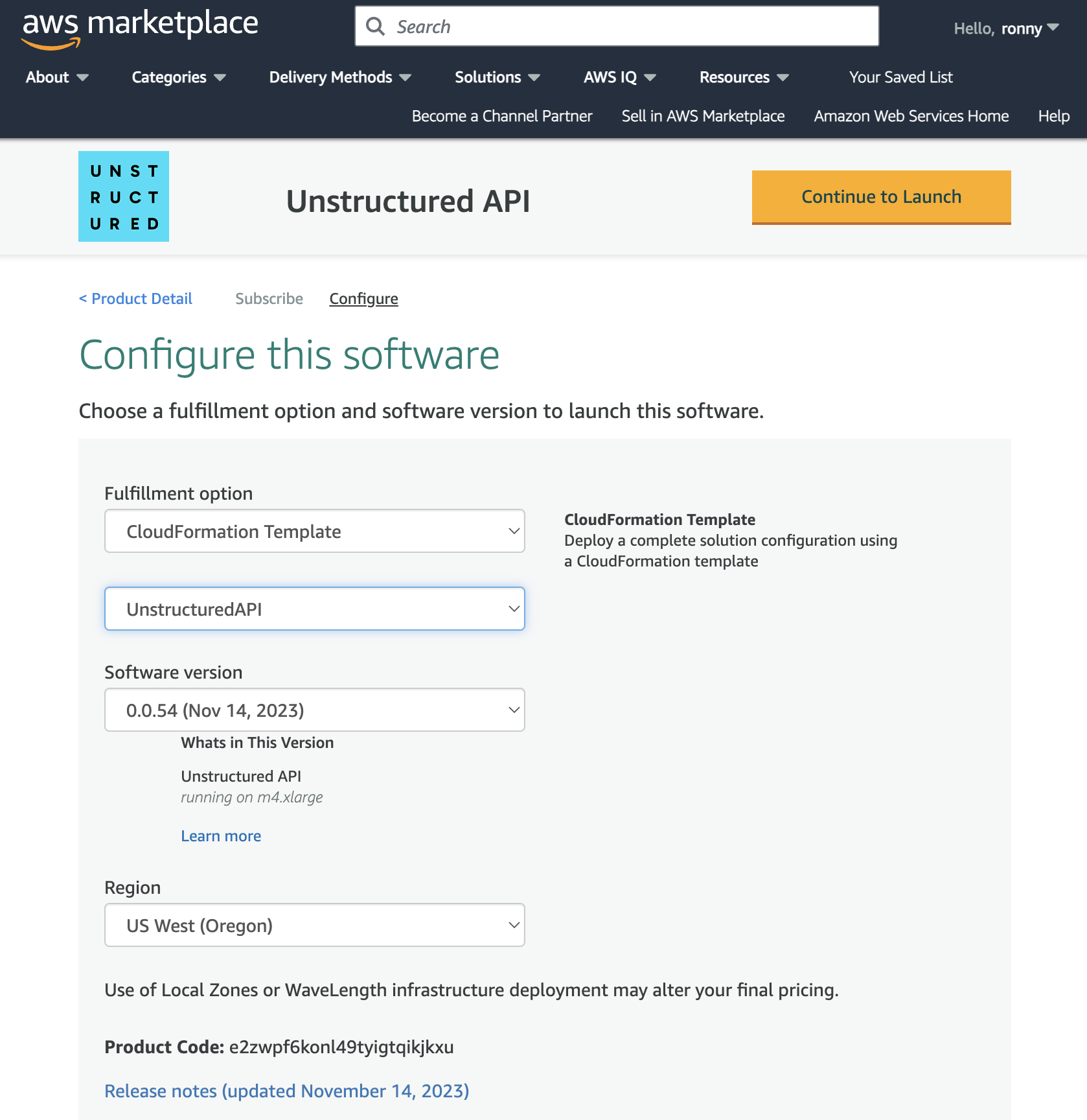 CloudFormation Configuration