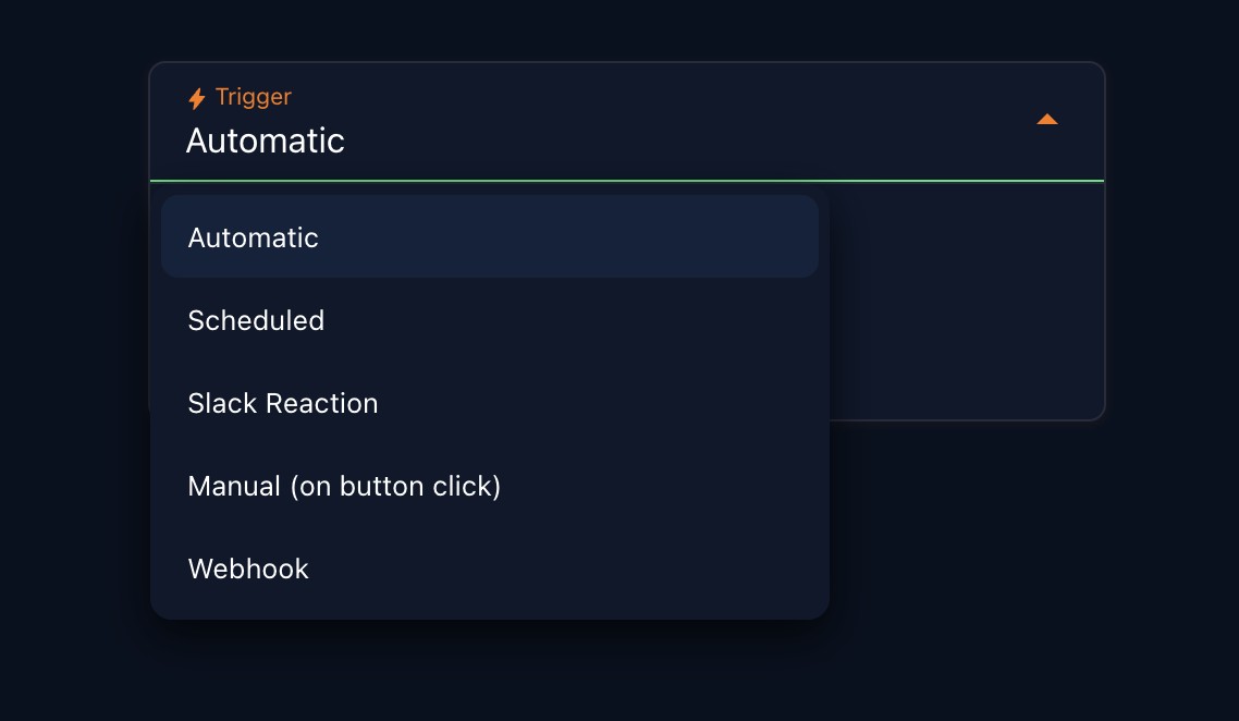 Triggering an Action