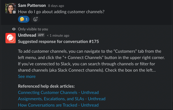 Connecting your helpdesk