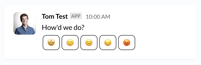 Inline survey example