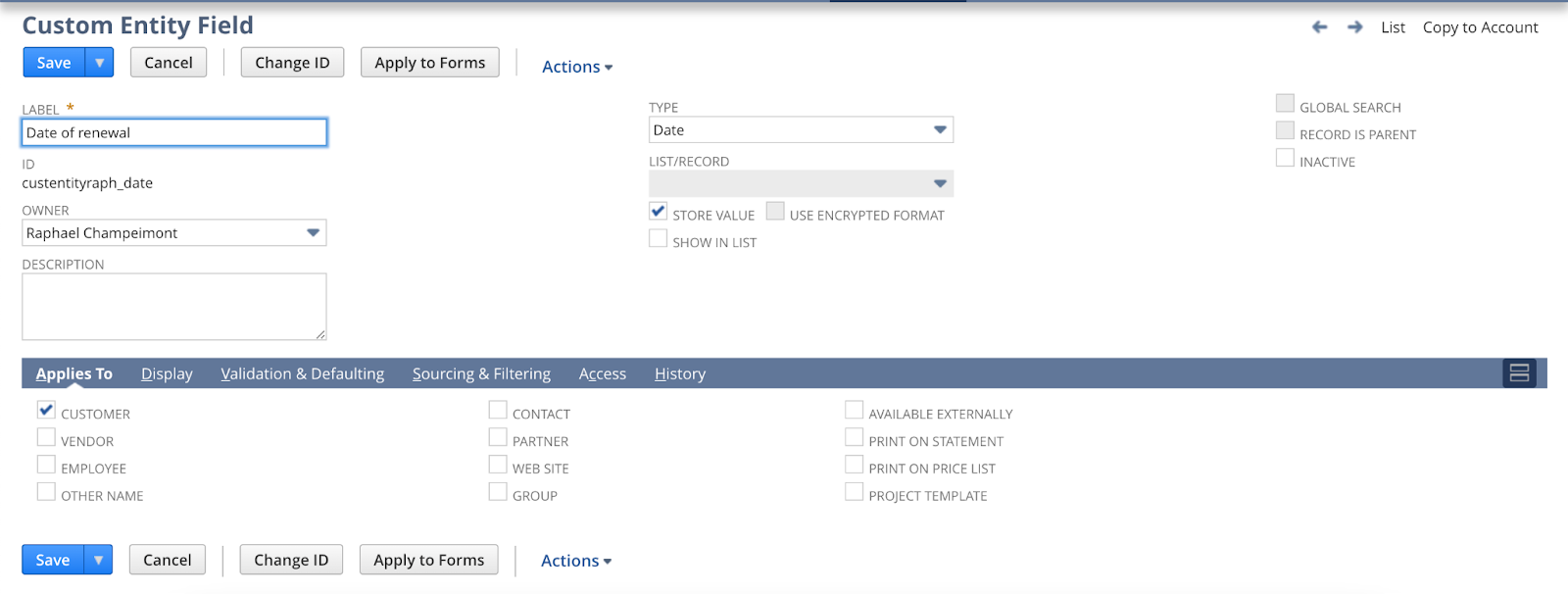 NetSuite Custom Fields - Upflow