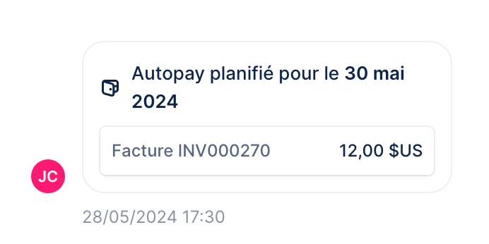 Autopay scheduled notice - FR.png