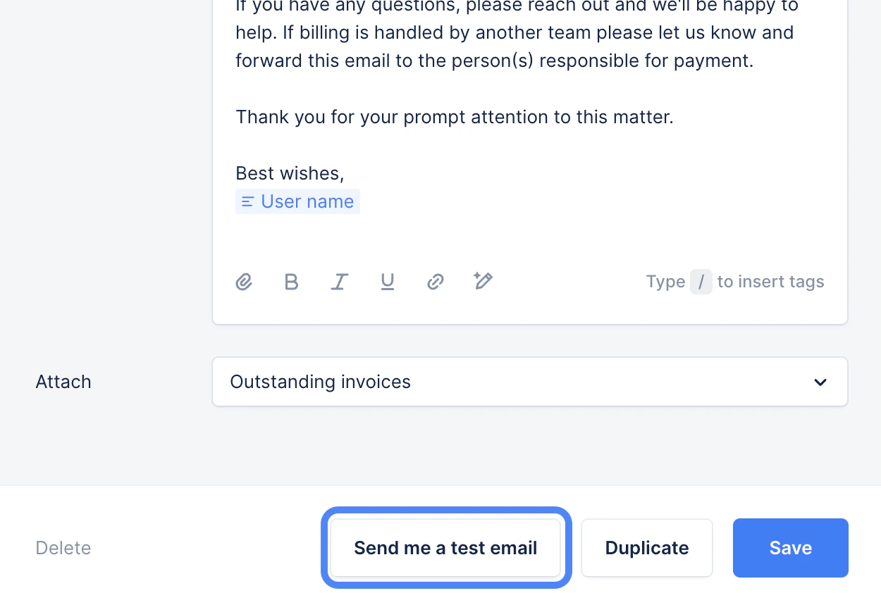 Test Email
