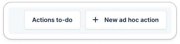 Pending action button assigned to someone else