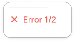 Status Error Status Error
